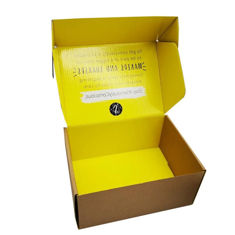 Glossy Lamination Custom Logo Shipping Corrugated Box