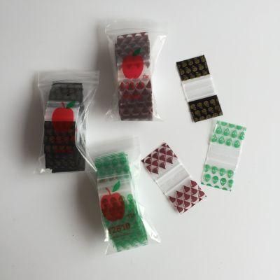Small Clear Printed Ziplock Bags Mini Baggies Plastic Resealable Seal Magic Bag