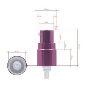 18mm Cosmetic Packaging Aluminum PP Skincare Lotion Pump Emulsion Dispenser