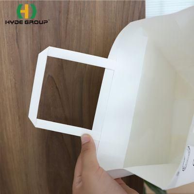 Flat Handled Shopping Gift Packaging Paper Bag with Logo Print