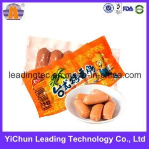 Water Proof Customized Promotional Windowed Plastic Sausage Food Packaging Bag