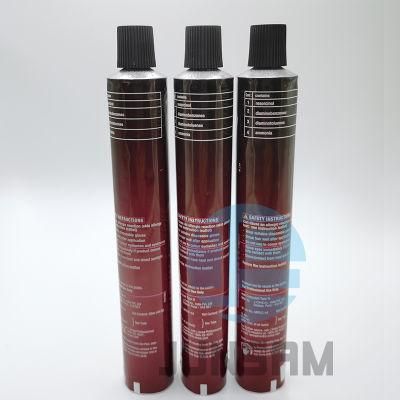 Hair Colour Aluminum Flexible Empty Tube with Offset Printing Art M11