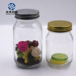 500ml 1000ml Food Storage Glass Jar Tinplate Glass Bottle for Food Packaging
