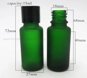 Essential Oil Bottle 5 Ml 10 Ml 15 Ml 20 Ml 30 Ml 50 Ml Amber Glass Euro Dropper Bottle with Tamper Evident Cap&Orifice