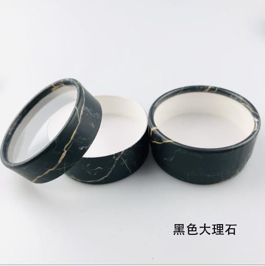 Customized Pringing False Eyelash Case New Currency Cylindrical Can Eyelash Packaging Box Eyelash Case Transparent Window Round Tin Eyelashes Packaging