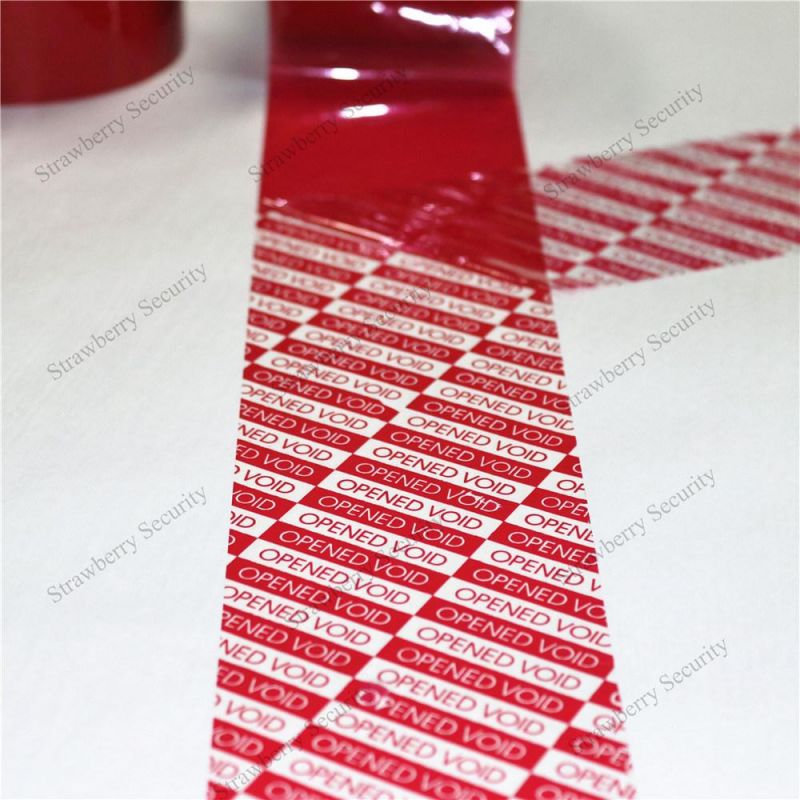 Packing Plastic Permanent Security Destory Bag Sealing Tape