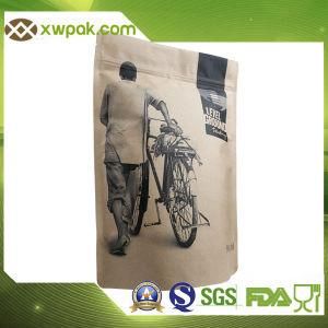 Kraft Paper Plastic Zipper Packaging Bags for Tea Coffee