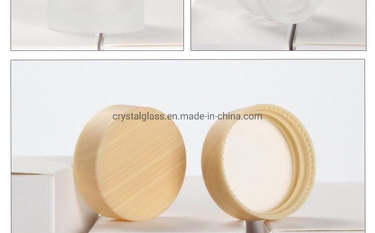 30g 50g Wood Cream Jars Cosmetic Packaging