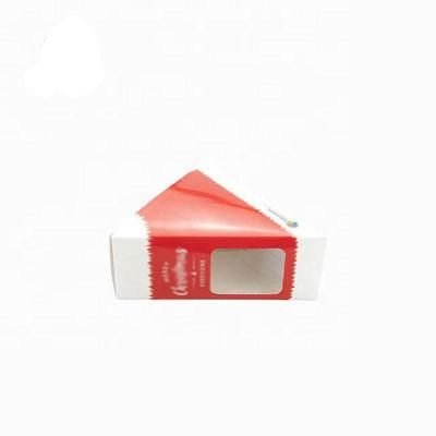 Triangle Kraft Cardboard Sandwich Cake Packaging Paper Box