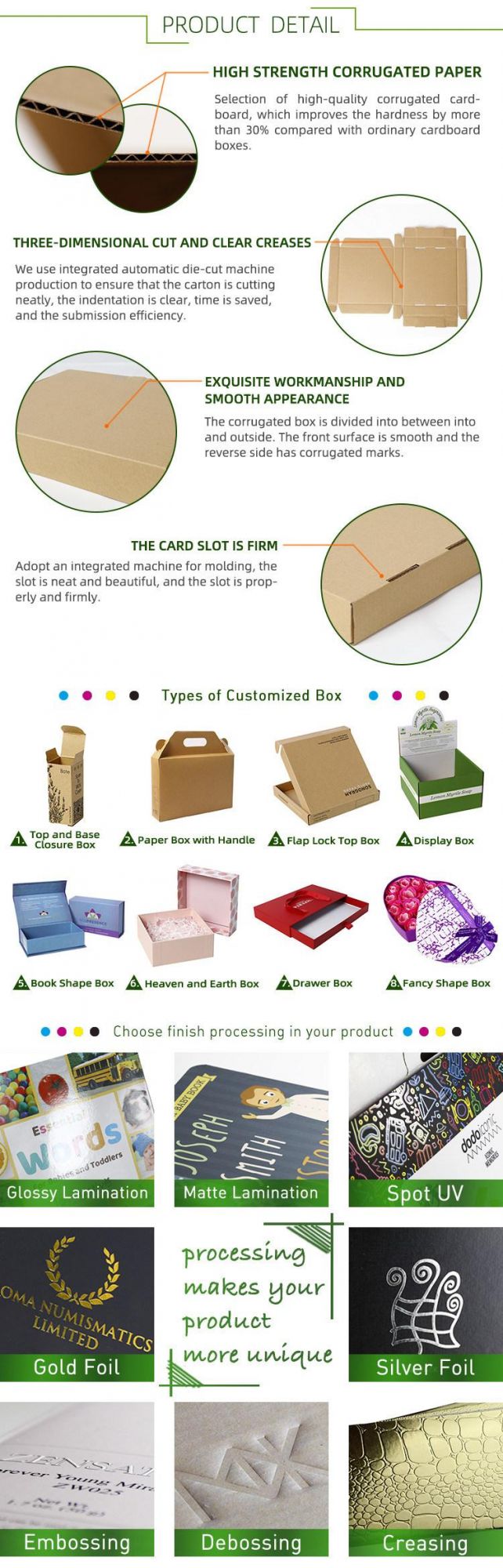 Customize Corrugated Cardboard Shipping Mailer White Tab Locking Mailer Box