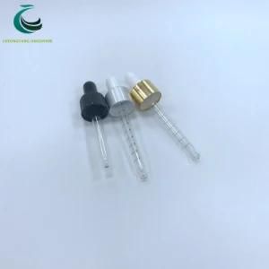 18/410 20/410 22/410 Glass Pipette Aluminium Dropper Cap with Rubber Head