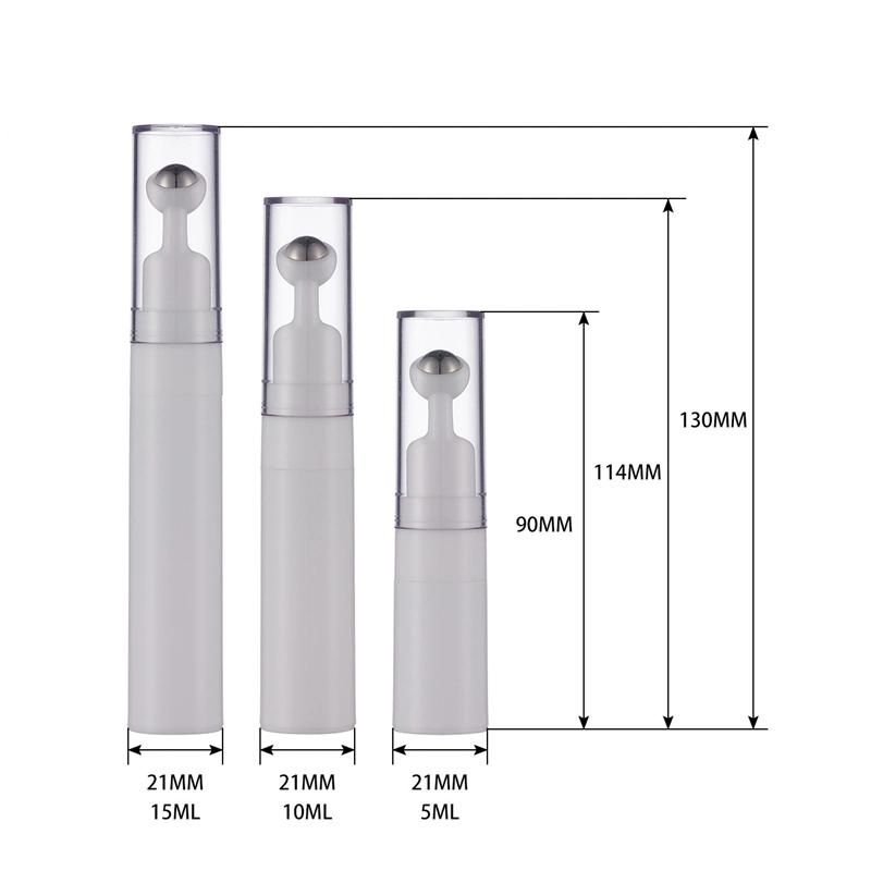 Cosmetic Bottle Airless Roll on Bottle PP Roller Bottle