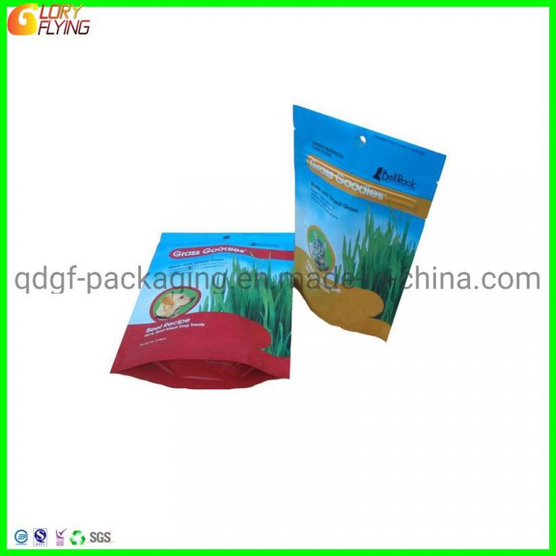 Customized Zipper Eco Friendly Food Packaging Plastic Food Bag for Dog, Birds