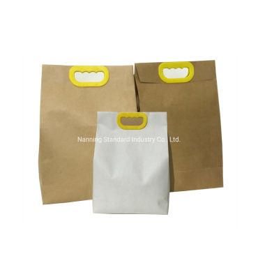 Custom Logo Printed High Quality Long Grain Brown Rice Flour Packaging Paper Bag Sacks