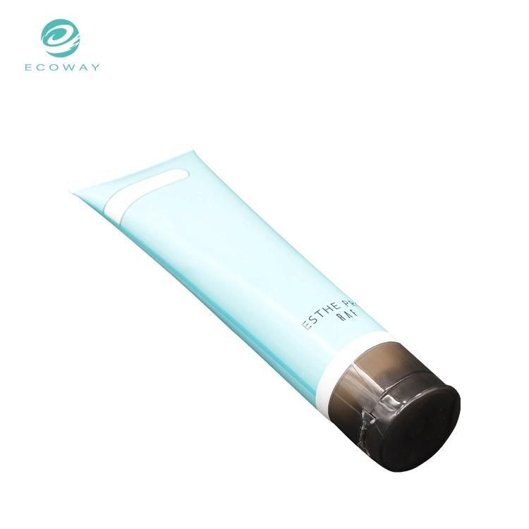 Blue Bottle Customized Empty Soft Face Clean Packaging Face Wash Tube