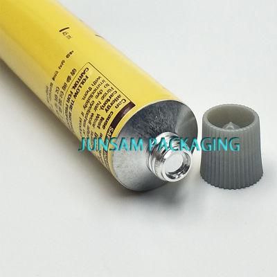 Empty Aluminum Tube Collapsible Flexible Soft Metal 99.7 Purity Cosmetic Packaging Container