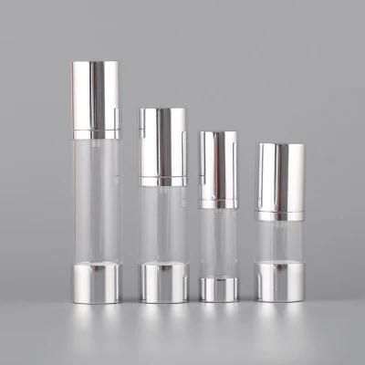 15ml 30ml 50ml 100ml Airless aluminum Bottle Cosmetic Airless Pump Bottle Lotion Bottle for Personal Use
