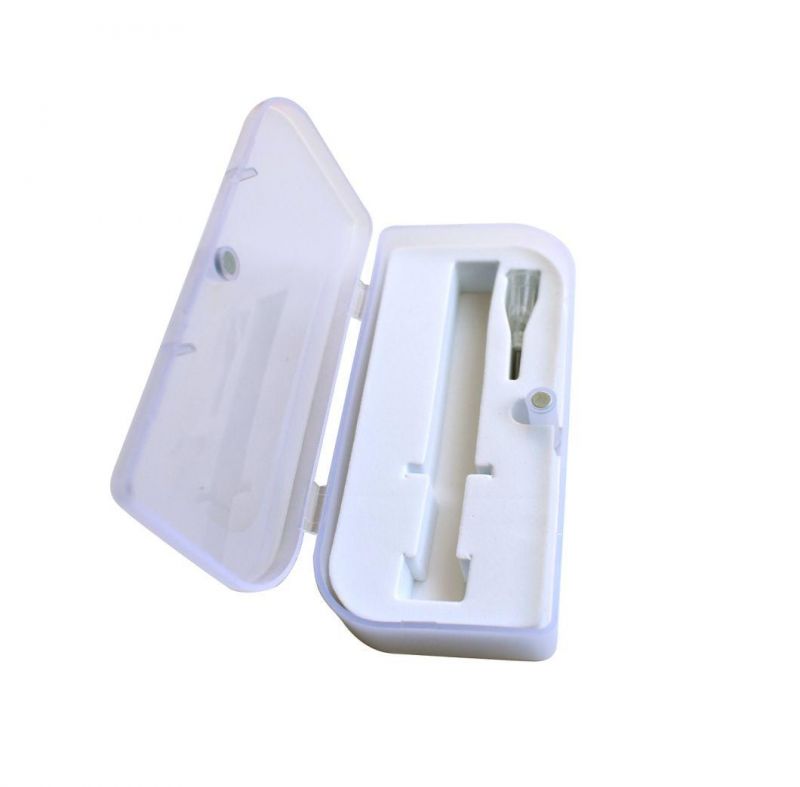 Custom Logo Magnet Glass Syringe Packaging Plastic Box