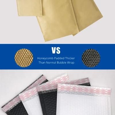 Cheap Price 100% Recyclable Honeycomb Packaging Pouch Bubble Paper Mailer Recycled Kraft Padded Envelopes