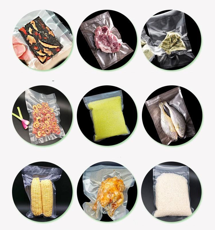 60um*120*200mm Plastic Packaging Bag Vacuum Seal Food Storage Bags