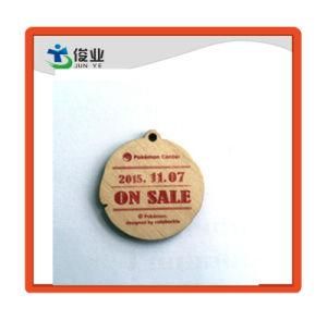 4-Colors-Printing Wooden Tag-Hangtag