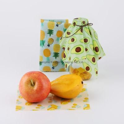 Eco Friendly Washable Reusable Beeswax Food Wraps