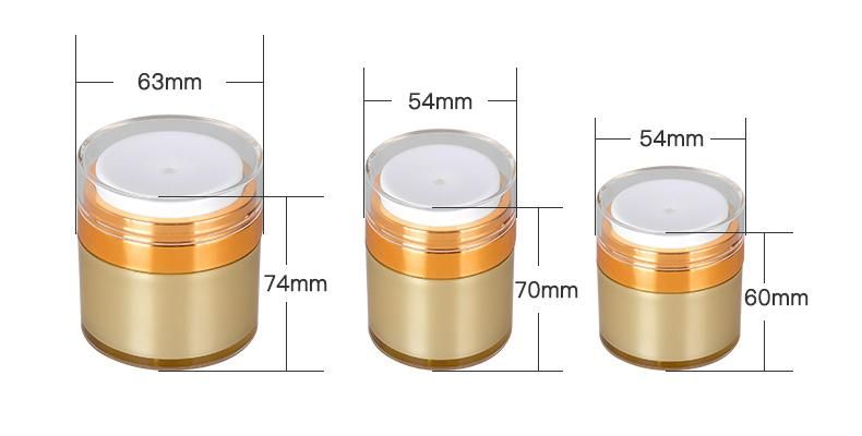 15ml 30ml 50ml Empty Plastic Vacuum Lotion Bottle for Skin Care