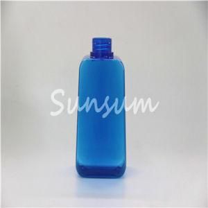 New Design 450ml PETG Square Plastic Bottle Custom Color Shampoo Packaging Container for Hand Wash