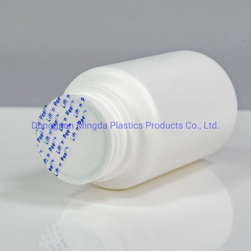 38mm Neck Finish Food Grade Medicine Round HDPE Plastic Bottle
