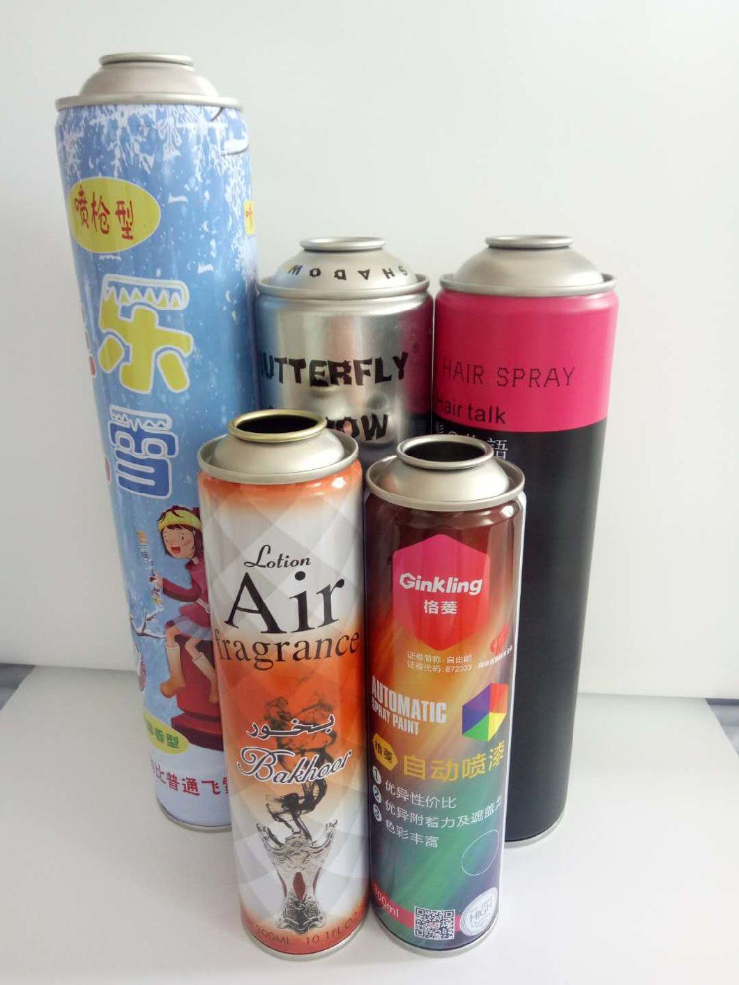 Metal Tin Tinplate Shaving Foam/Air Freshener/Oxygen/ Snow Spray Aerosol Can