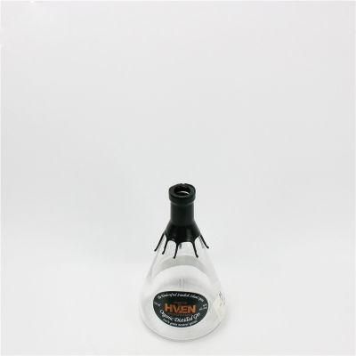 Super Flint 750ml Glass Liquor Bottles Glass Spirits Bottle with Lid Wholesale