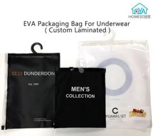 Explore and Customized Ziplock Plastic Bag Underwear Bag Logo Bag Top Quality EVA