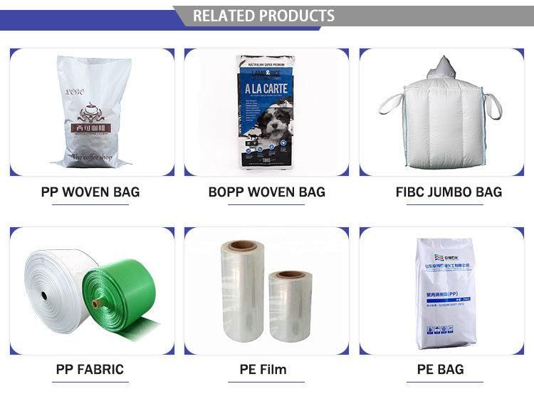 China Factory 25kg 50kg Plastic Packaging PP Woven Cement Mining Bags