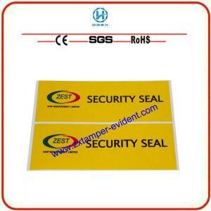 Security Tamper Proof (tamper evident) Seals Zx50m