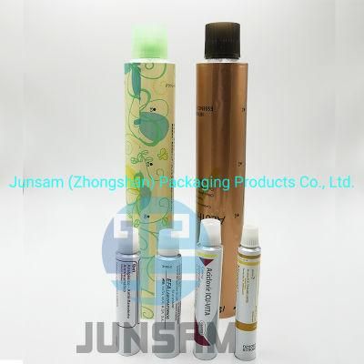 Semi-Liquid Ointment Packaging Aluminum Tube with Pattern Shoulder OEM Printing