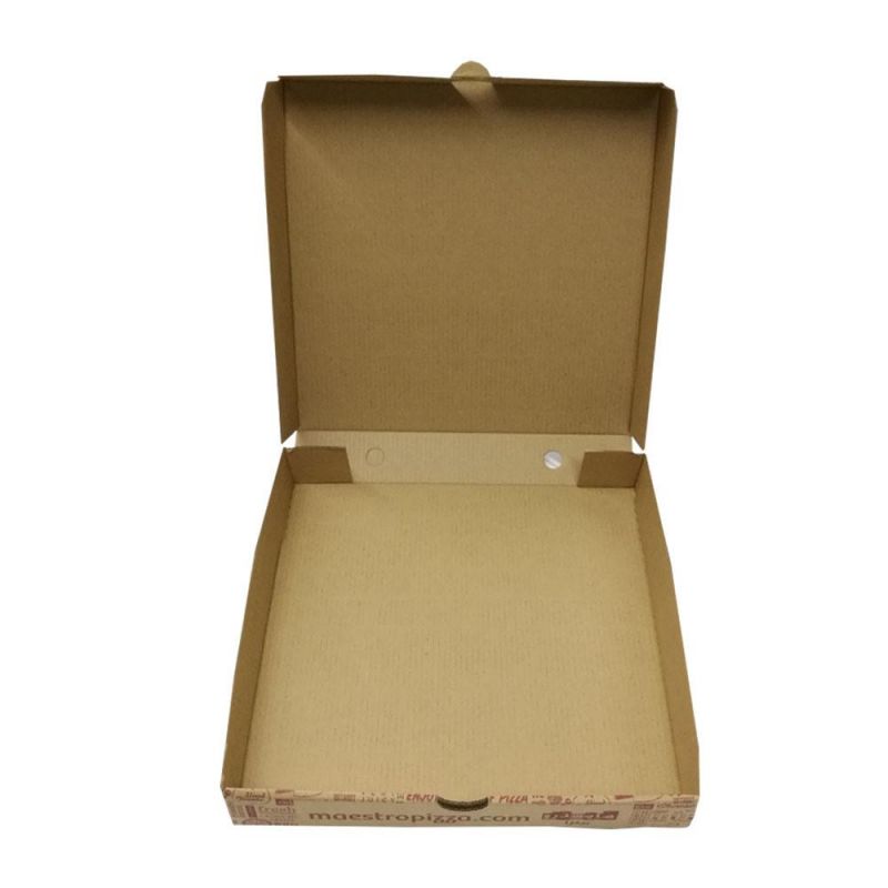 Eco-Friendly Cheap China Suppliers Brown Craft Pizza Box Plain Box