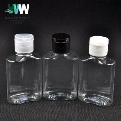 60ml Plastic Pet Transparent Hexagonal Bottle