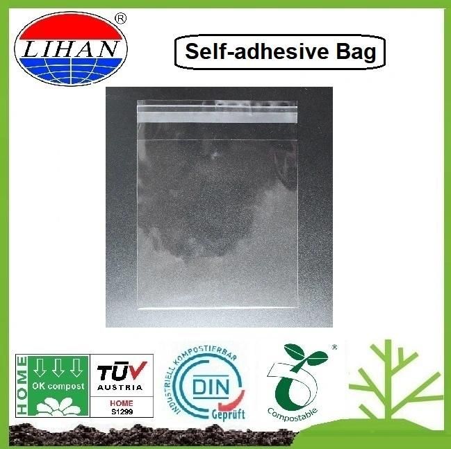 Home Compost Shopping Bag Biodegradable Pbat Cornstarch Packaging Roll Bags Degraded Completely