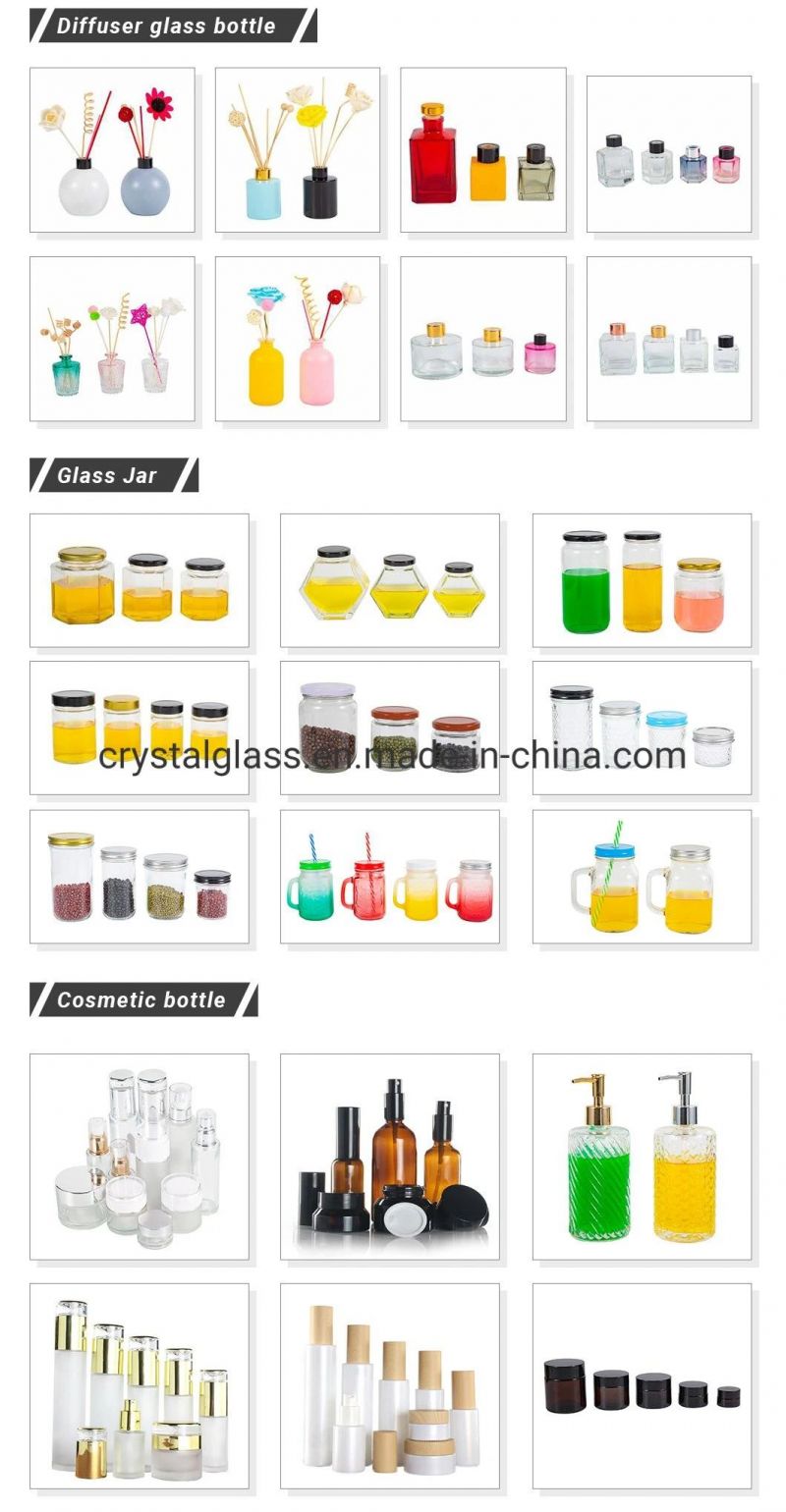 China Suppliers Wide Mouth 50ml 100ml 200ml 250ml 300ml Kitchen Jam Storage Mason Glass Jars