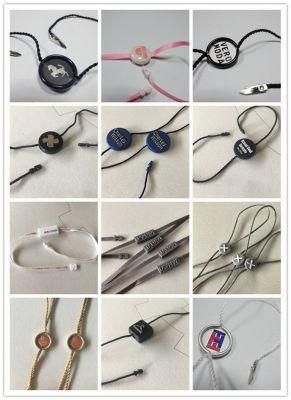 Wholesale Plastic Seal Clip String Tags Hang Tag String with Clip
