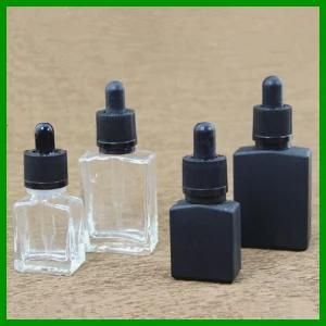 1/2oz 1oz Black Frosted E-Juice Dropper Glass Bottle with Wholesales