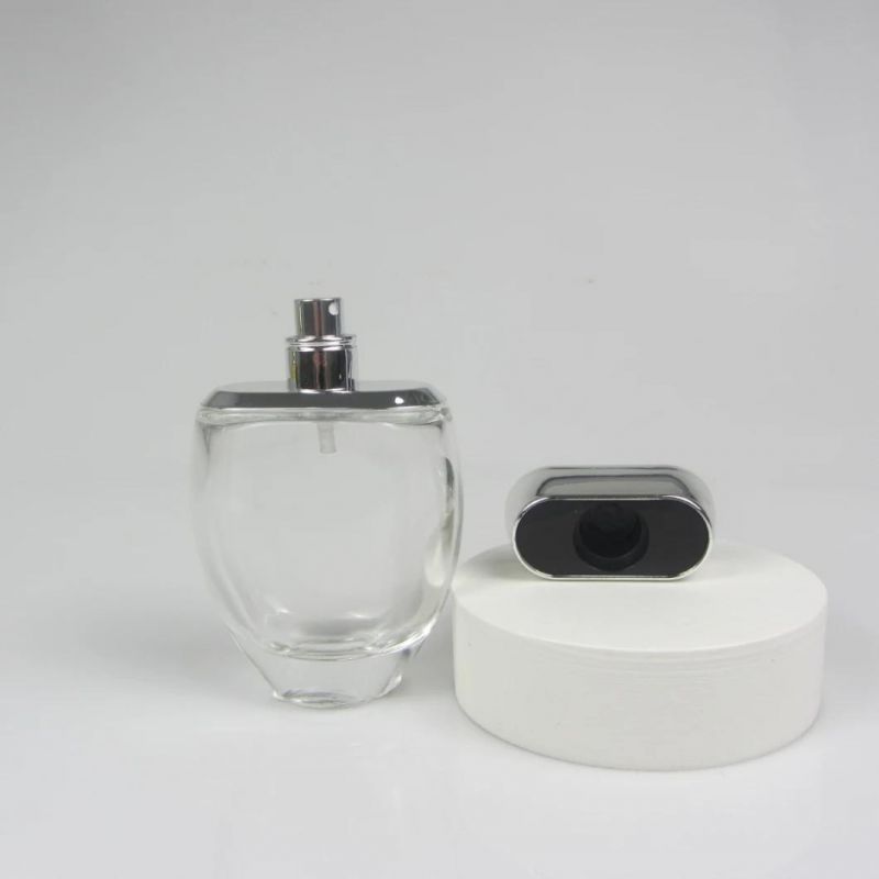 Selling Perfume Fragrance Glass Bottle with Silver Spray and Cap