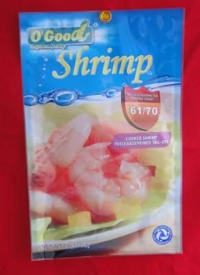 Three Sides Sealed Seafood Plastic Bag