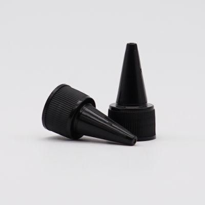 Black Twist Top Cap 24mm Plastic Screw Cap for Bottles