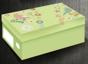 Custom Colour Printing Grey Chip Board White Cardboard Shoes Packaging Carton Box