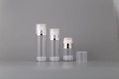 150ml 200ml 250ml Big Volume PP Matte Clear Cosmetic Airless Pump Bottle