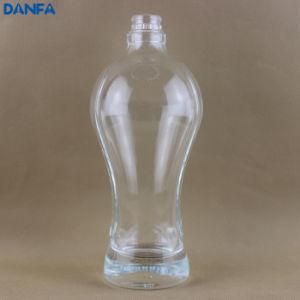 Glass Liquor Bottle with Thick Bottom (DVB151)
