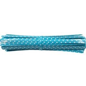 Customized Color Printed Single Wire Paper Twist Tie