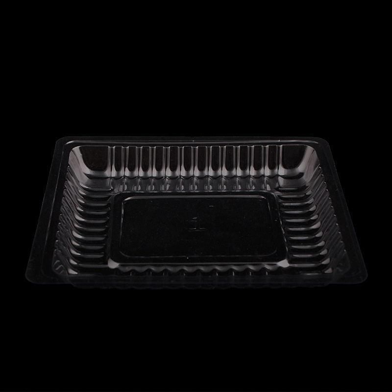 Disposable custom biodegradable transparent food container plastic supermarket fruit food meat trays