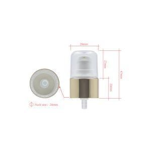 24mm Electroplated/Hot Stamping Collar Cosmetic Package Skincare Lotion Pump